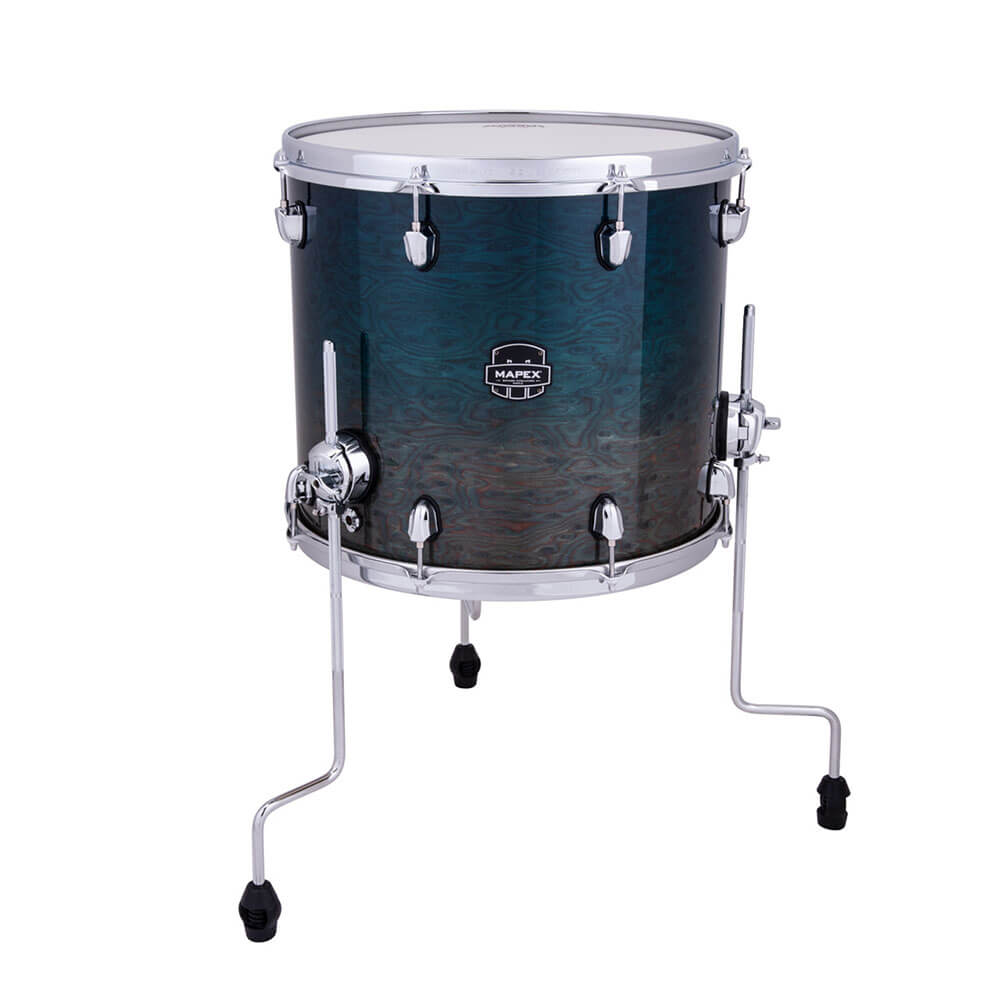 Mapex Saturn Evolution Maple Floor Tom 14x12 Exotic Aegean Fade